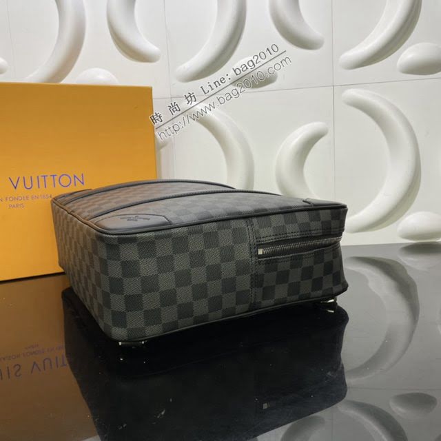 LOUIS VUITTON專櫃新款包包 路易威登Briefcase雙肩包 LV棋盤包角男士公事包後背包 N50051  ydh4091